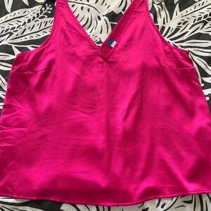 Old Navy Fuchsia Satin Camisole